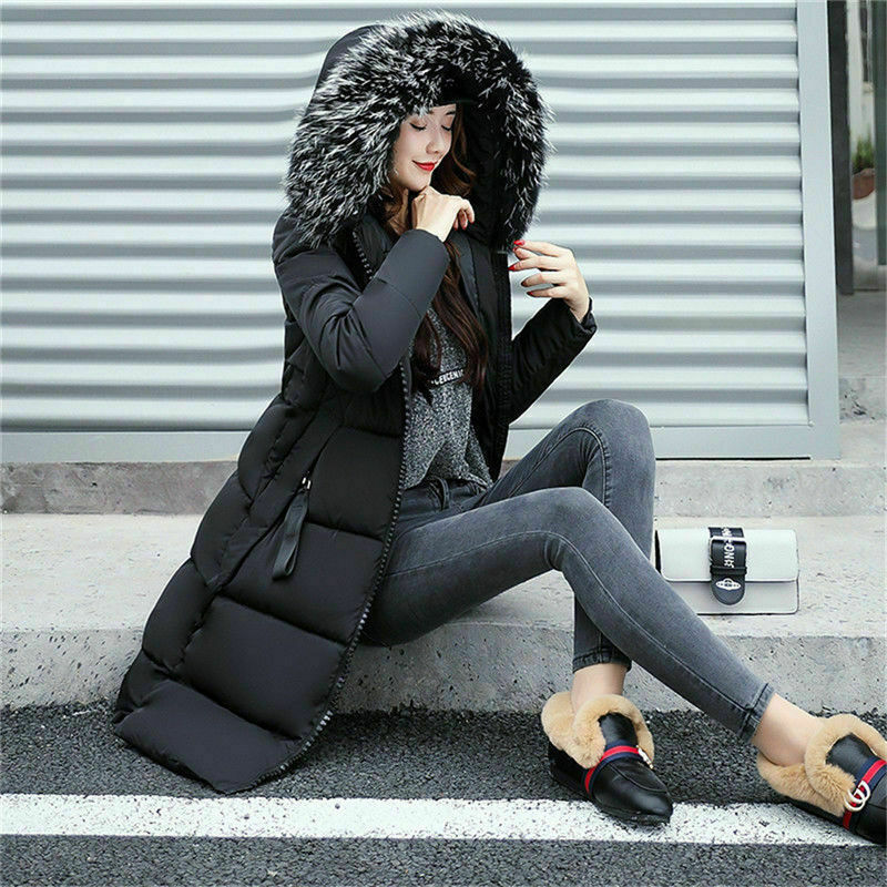 Mune | Long coat with fur collar