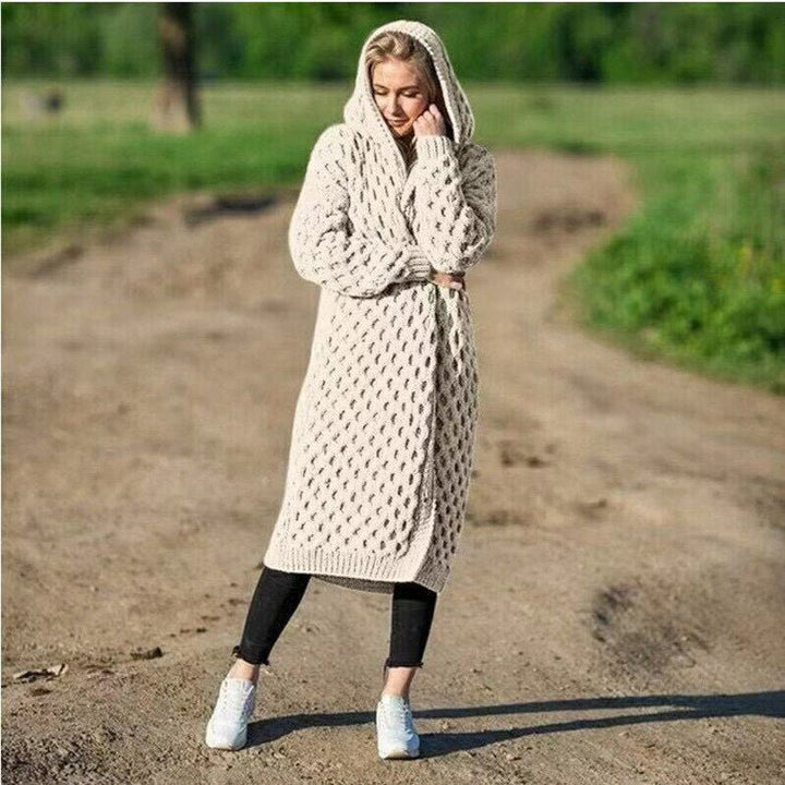Mune | Warm women's cardigan with hood