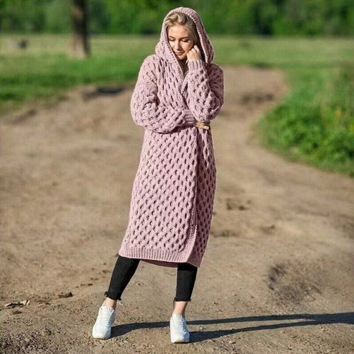 Mune | Warm women's cardigan with hood