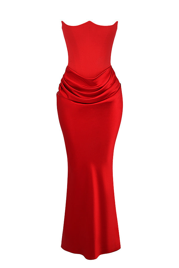 Mune | Elegant Strapless Corset Dress