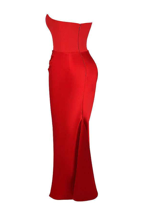 Mune | Elegant Strapless Corset Dress