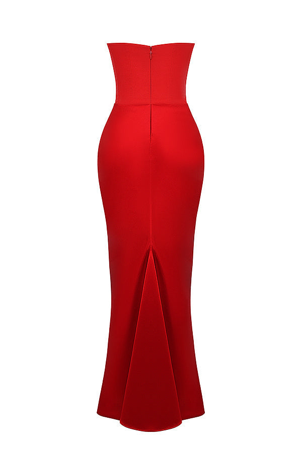 Mune | Elegant Strapless Corset Dress
