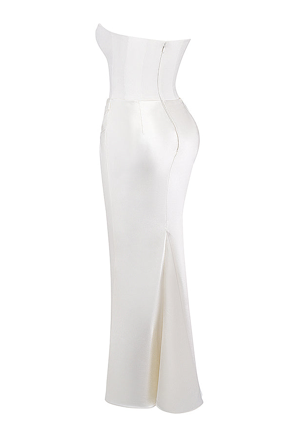 Mune | Elegant Strapless Corset Dress