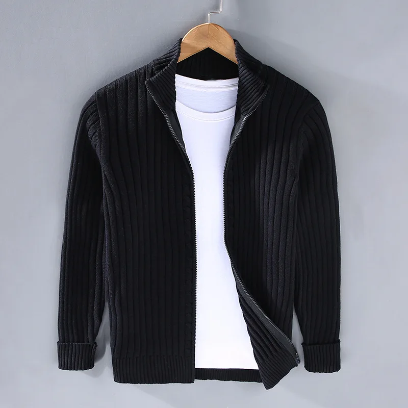 Mune | Turtleneck Knitted Jacket for Men