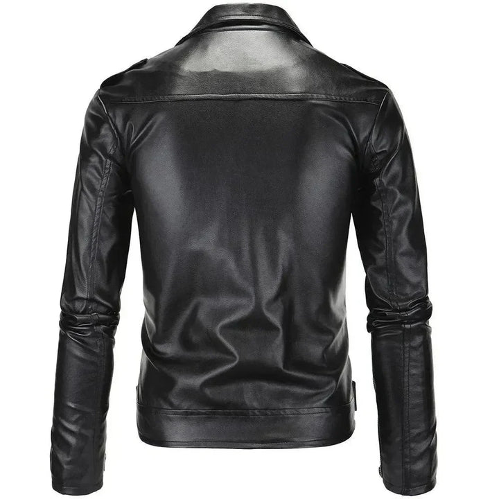 Mune | Slim Fit Biker Men's Leather Jacket