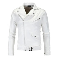 Mune | Slim Fit Biker Men's Leather Jacket