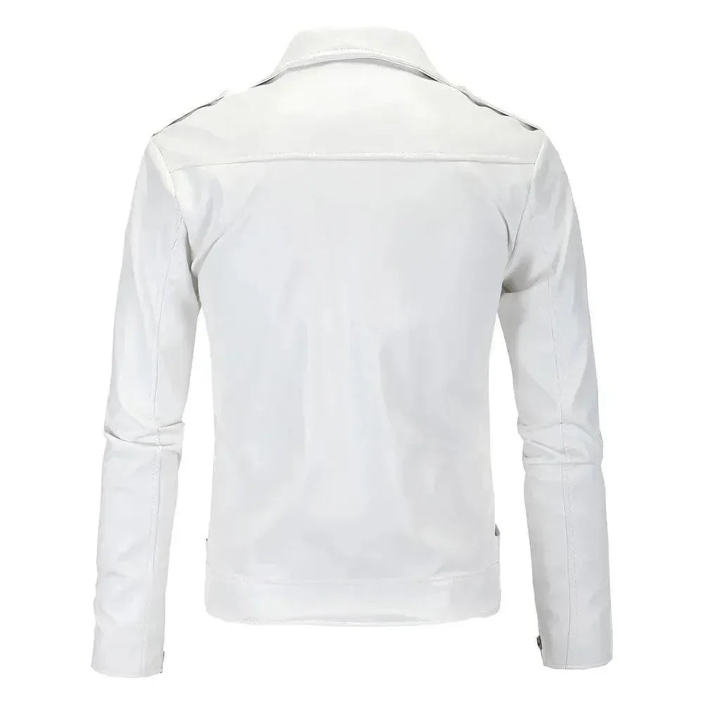 Mune | Slim Fit Biker Men's Leather Jacket