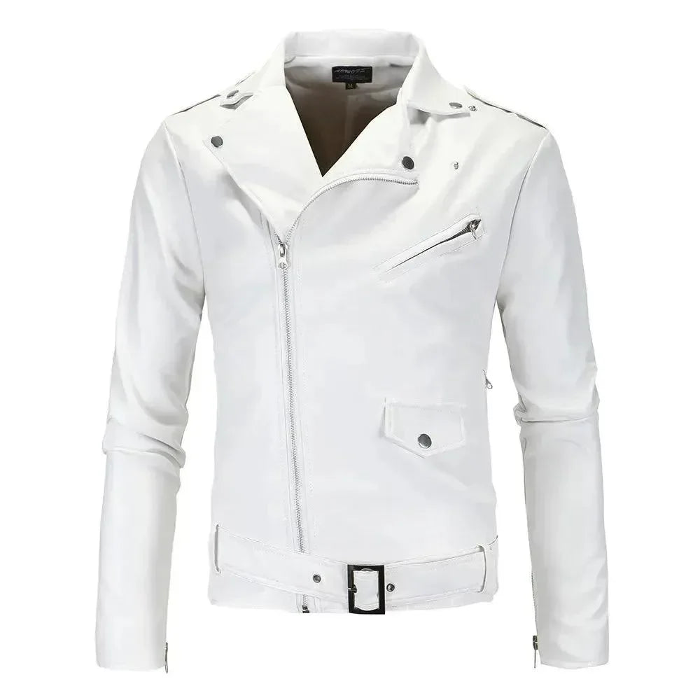 Mune | Slim Fit Biker Men's Leather Jacket