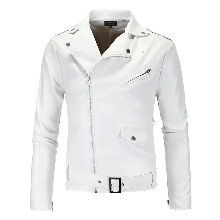 Mune | Slim Fit Biker Men's Leather Jacket
