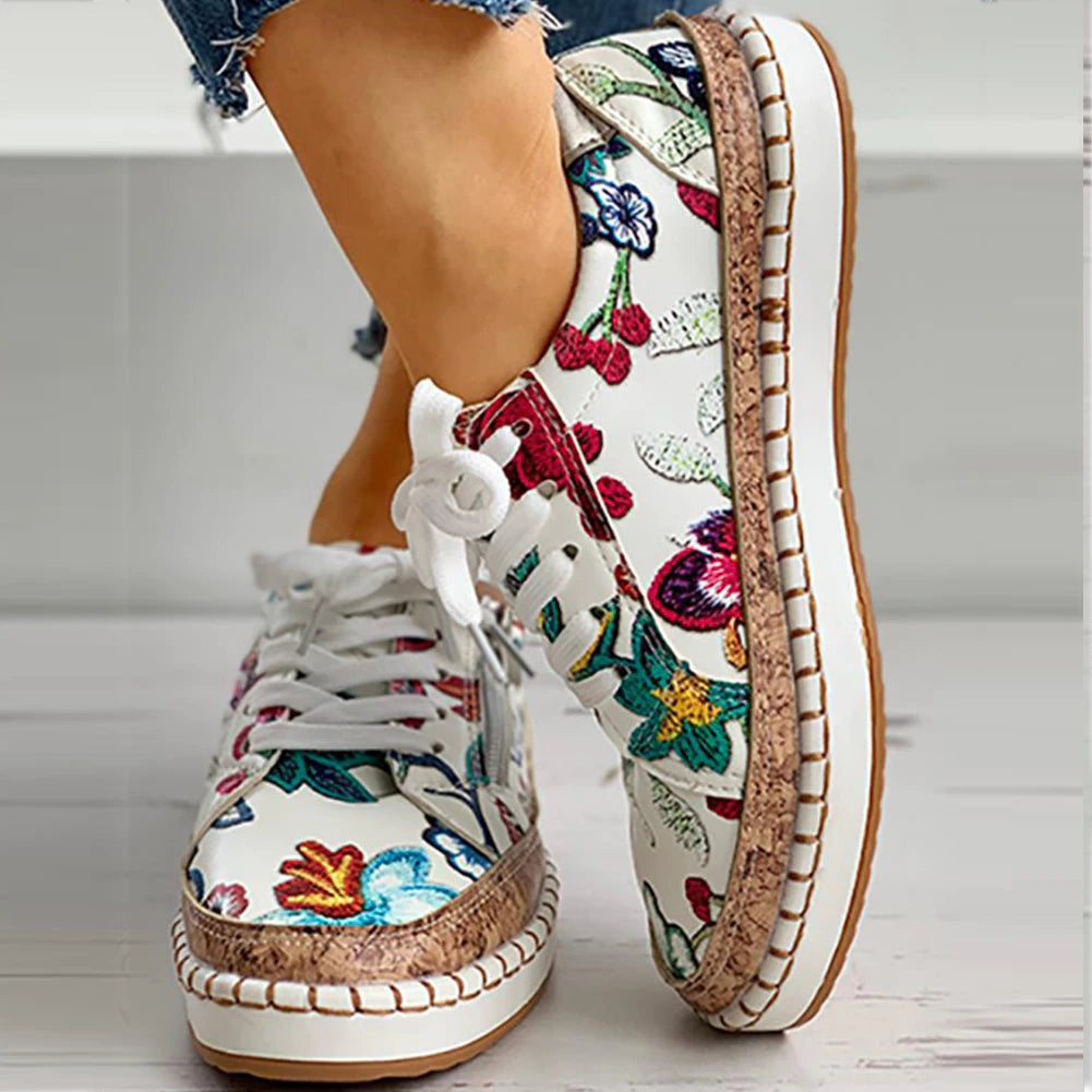 Flower orthopedic shoes