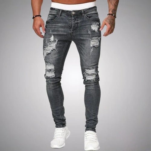 Mune Fashion | Stretch Ripped Jeans for Men