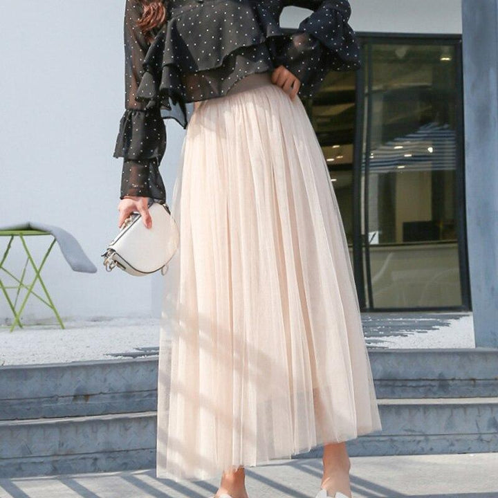 Mune | Stylish Pleated Tulle Skirt