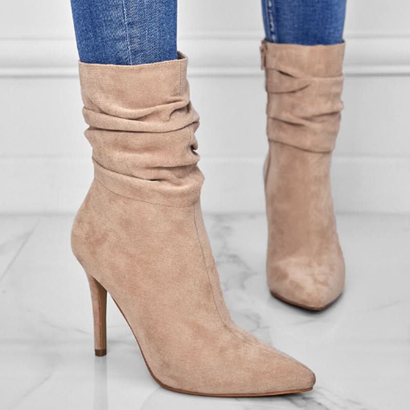 Mune | Elegant Ankle Boots with High Heel