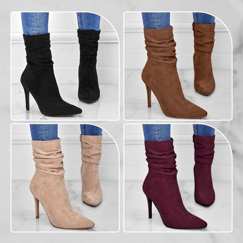 Mune | Elegant Ankle Boots with High Heel