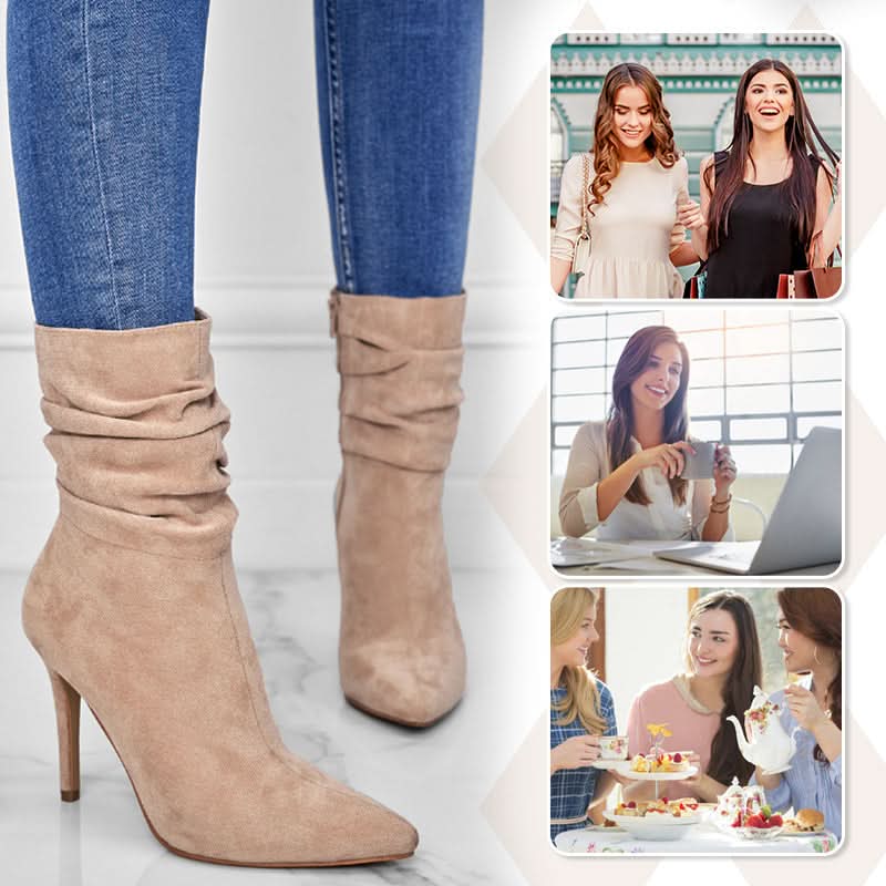 Mune | Elegant Ankle Boots with High Heel