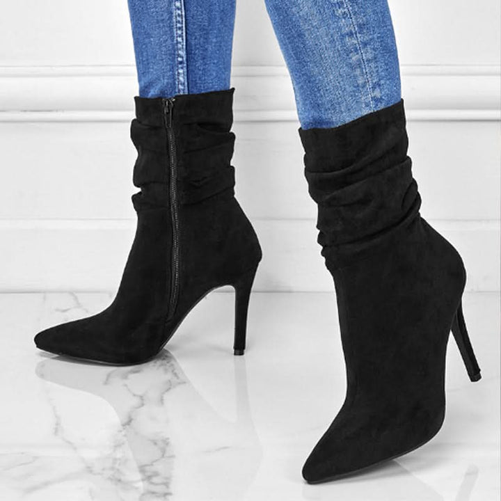 Mune | Elegant Ankle Boots with High Heel