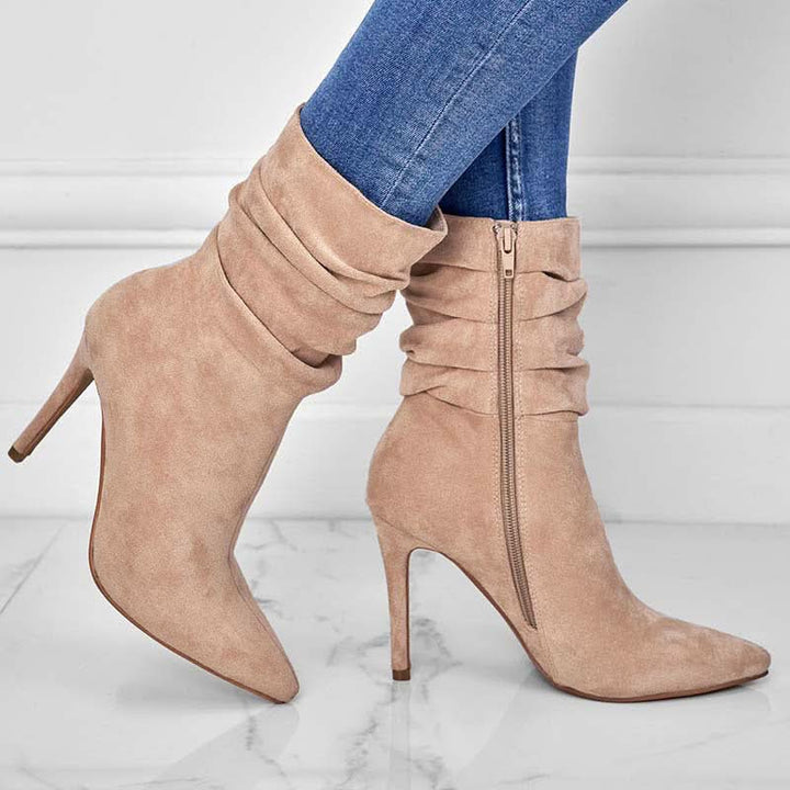 Mune | Elegant Ankle Boots with High Heel