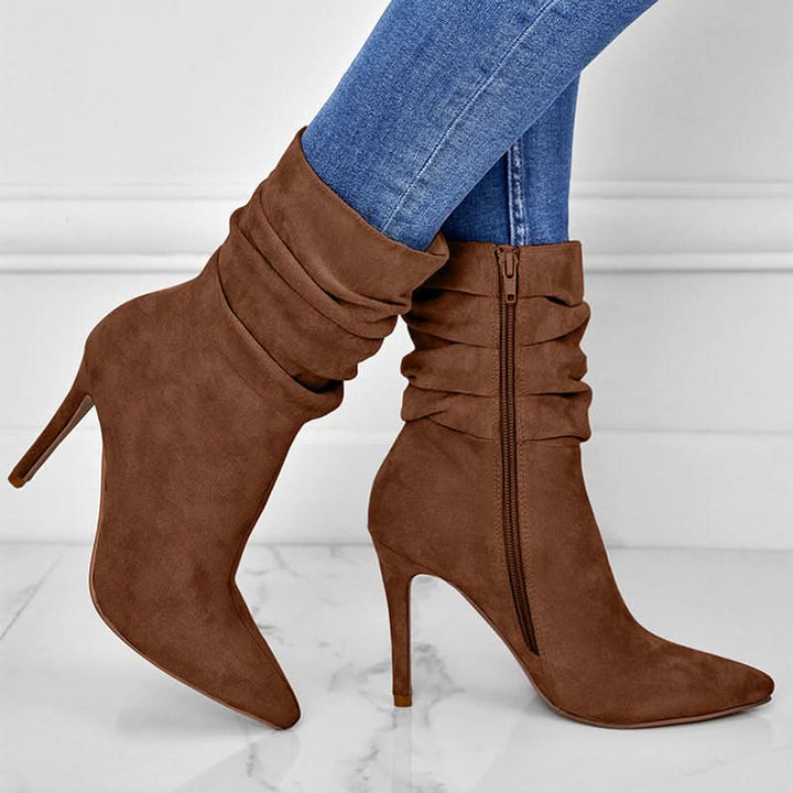 Mune | Elegant Ankle Boots with High Heel