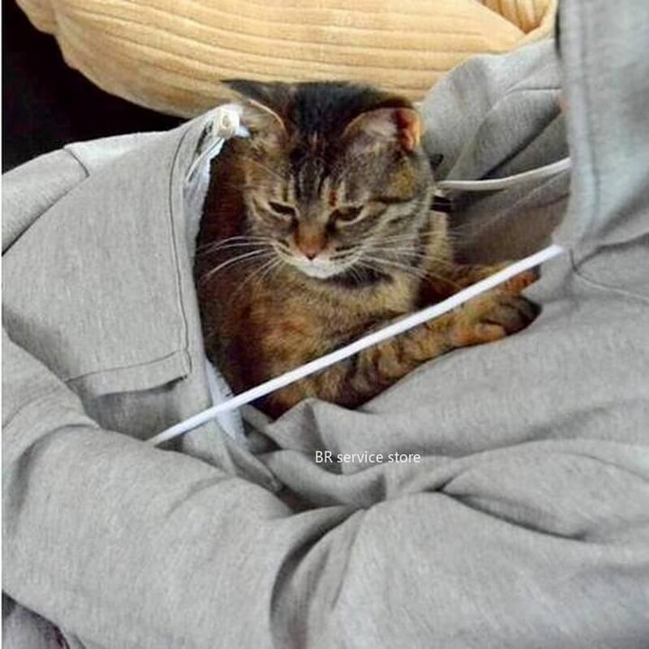 Mune | Practical Women's Hooded Sweatshirt with Pouch Pocket for Pets