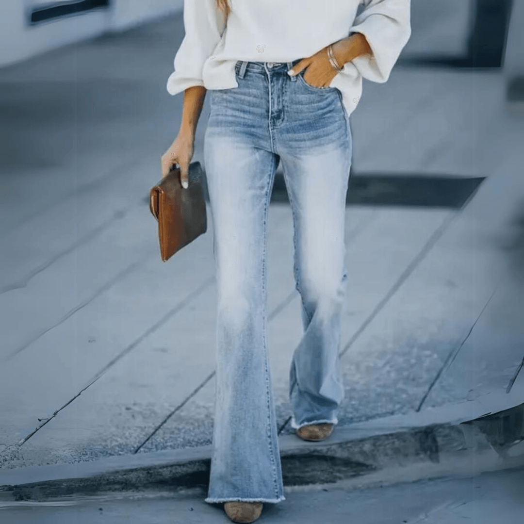 Mune Fashion  | Women’s Spring High-Waist Straight Jeans