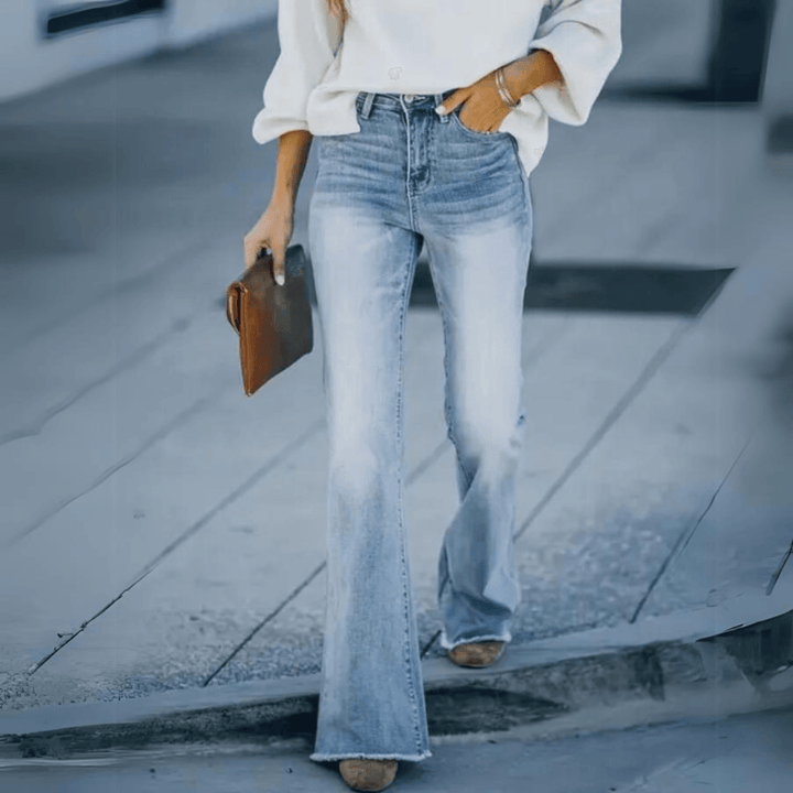Mune Fashion  | Women’s Spring High-Waist Straight Jeans