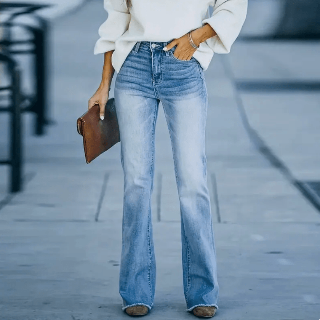 Mune Fashion  | Women’s Spring High-Waist Straight Jeans