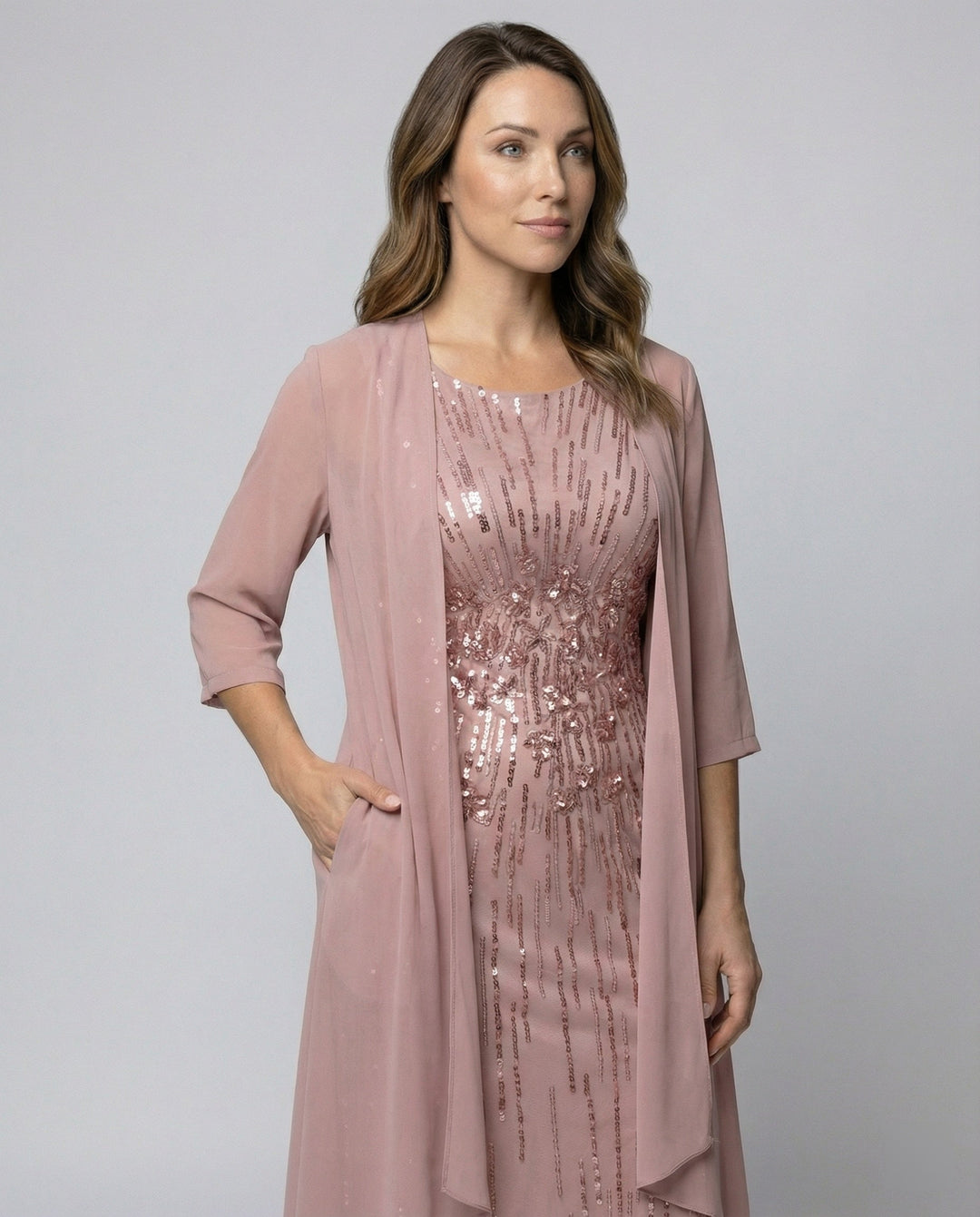 Elegant chiffon dress