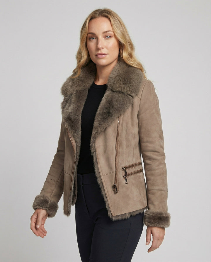 Mune Fashion | Winter jacket with elegant collar for winter
