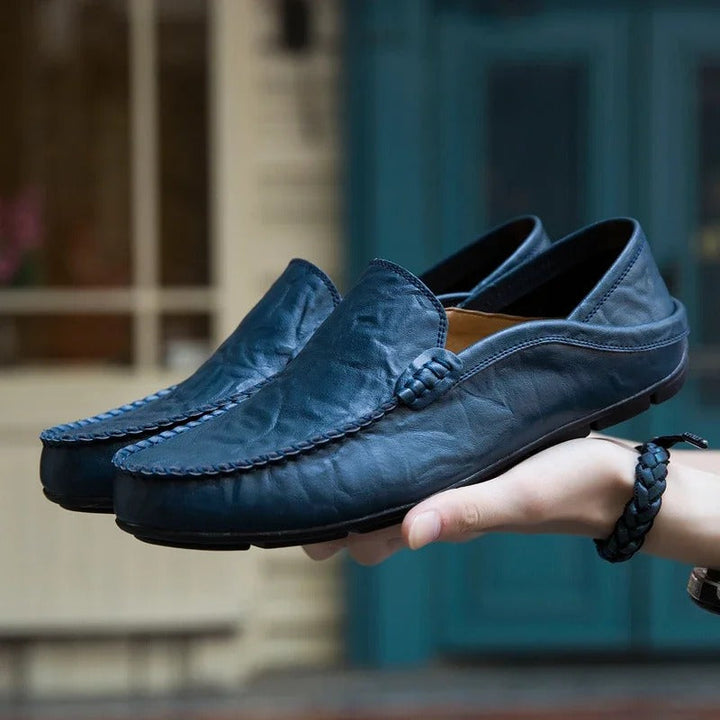 Men's loafers made of genuine leather Mune Fashion