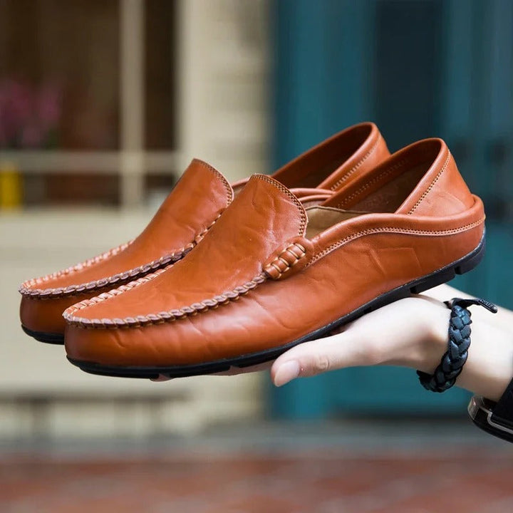 Men's loafers made of genuine leather Mune Fashion