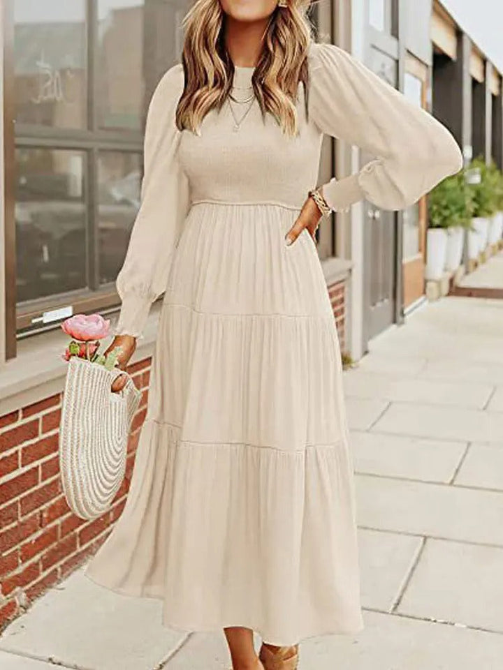 Mune | Midi Dress with Long Sleeves and Dinner Jackets