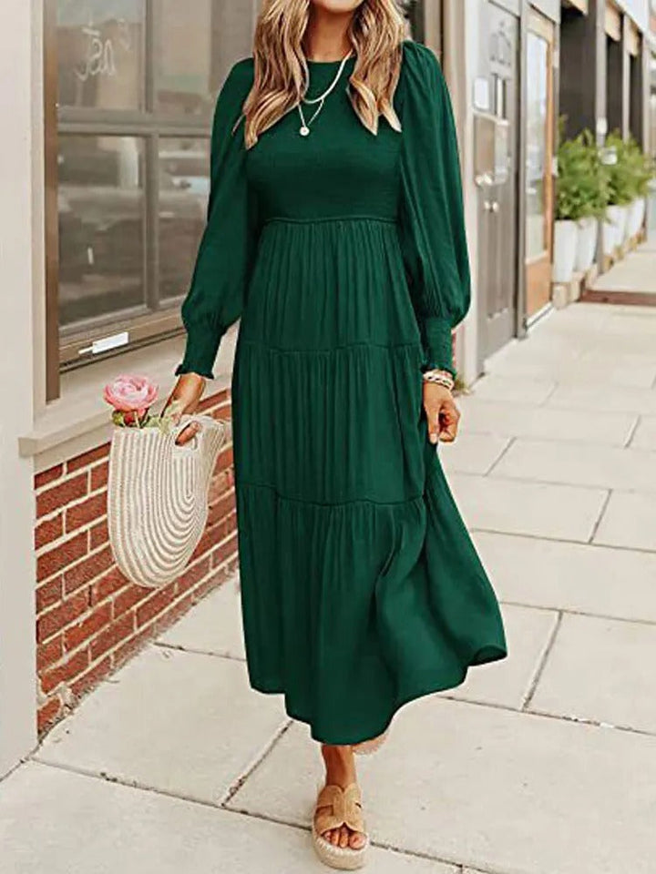 Mune | Midi Dress with Long Sleeves and Dinner Jackets