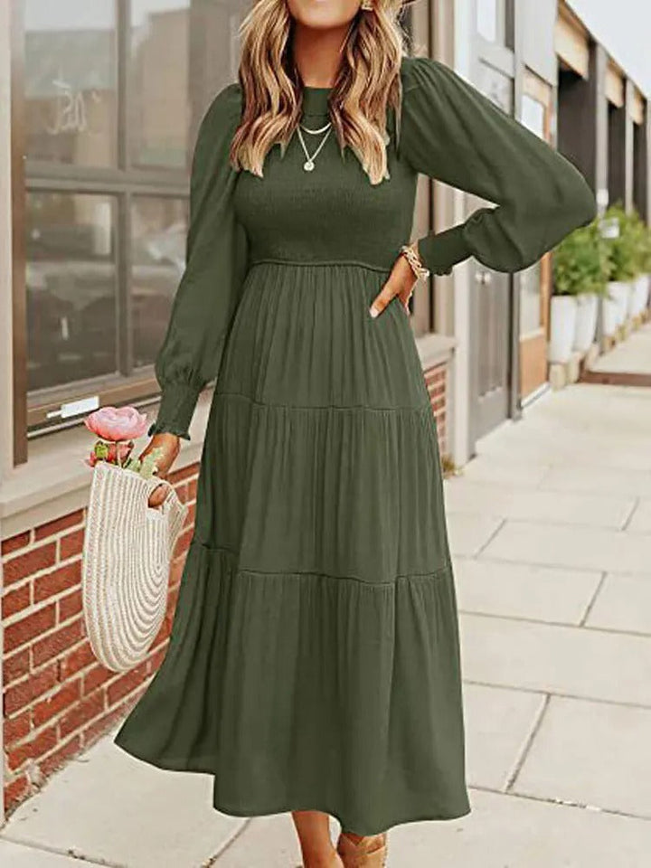 Mune | Midi Dress with Long Sleeves and Dinner Jackets