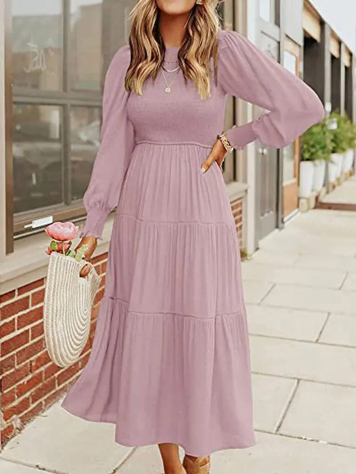 Mune | Midi Dress with Long Sleeves and Dinner Jackets