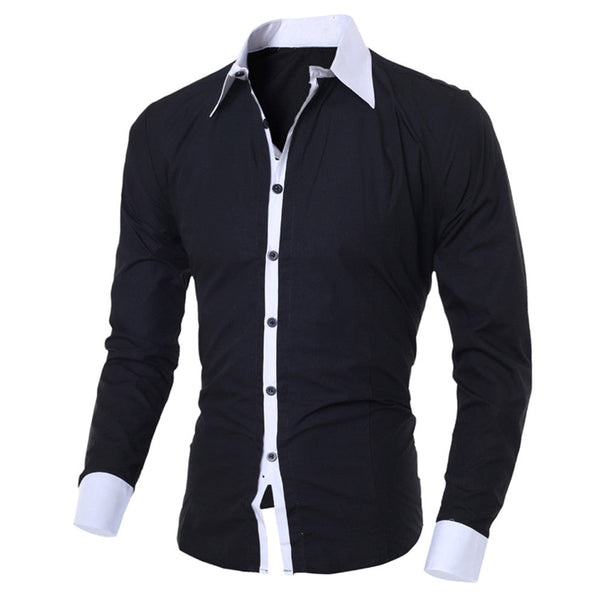 Mune | Two-Tone Slim Fit Men's Shirt