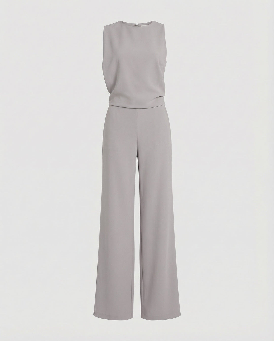 Elegant jumpsuit with round neckline for everyday & special occasions | Mune Fashion