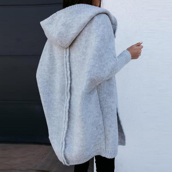 Mune | Oversize Boxy-Long Sleeve Cardigan with Hood