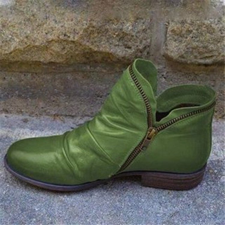 Women’s Autumn Leather Ankle Boots