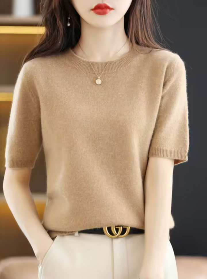 Mune Fashion | Short-sleeved wool sweater