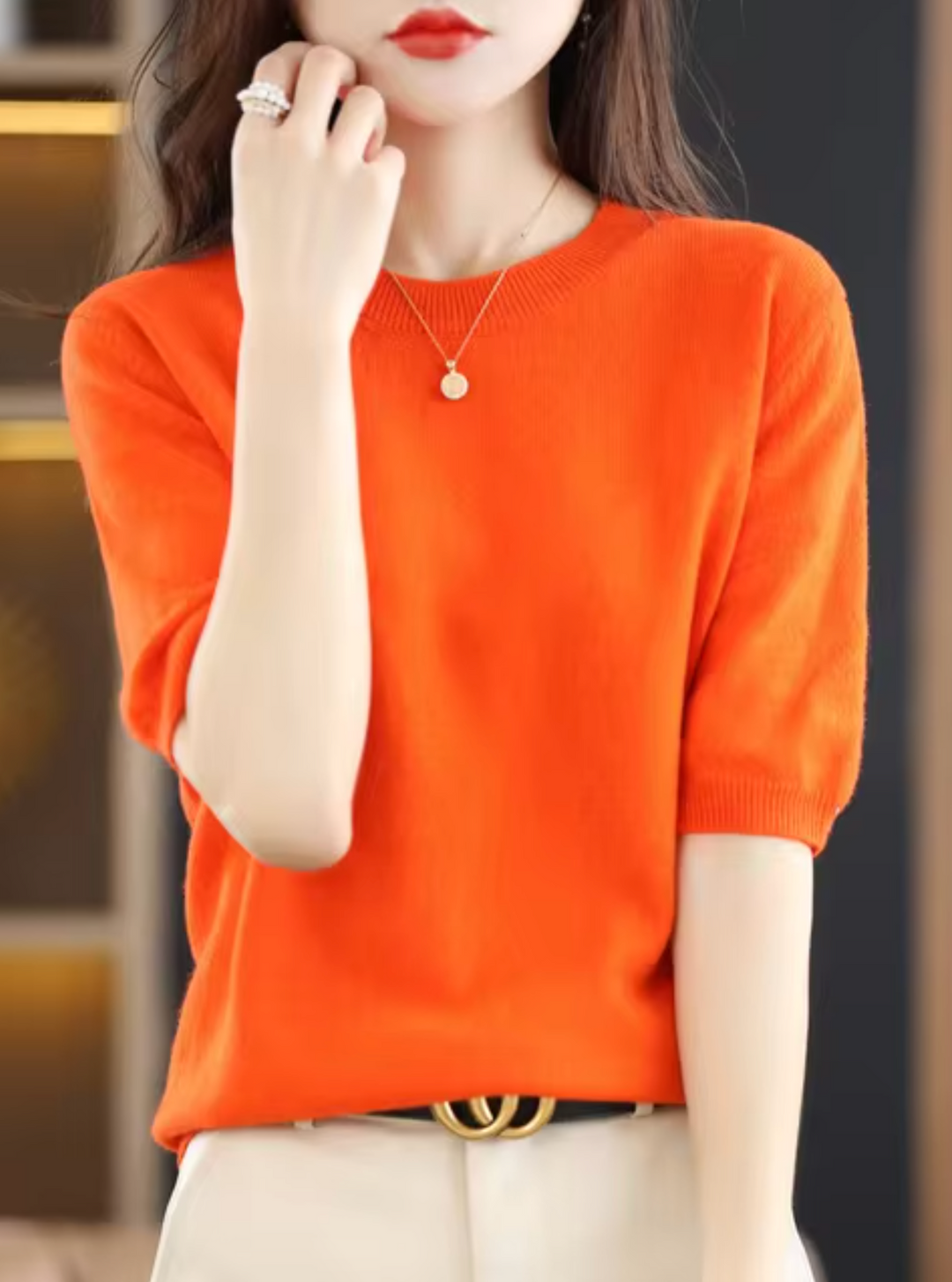 Mune | Short Sleeve Wool Sweater