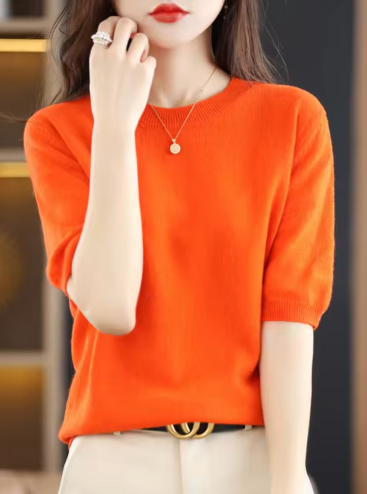 Mune | Short Sleeve Wool Sweater