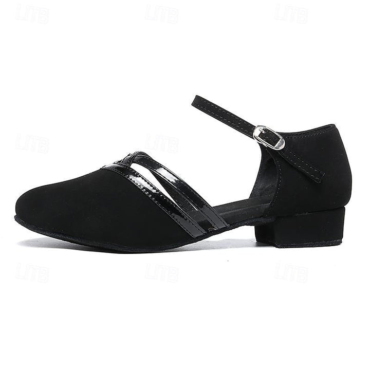 Mune | Modern dance shoes for women Black High-quality suede