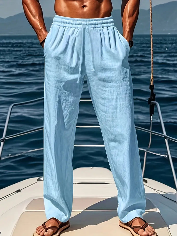Mune Fashion | Tailored Men's Linen Pants Airy Summer Pants with Classic Style