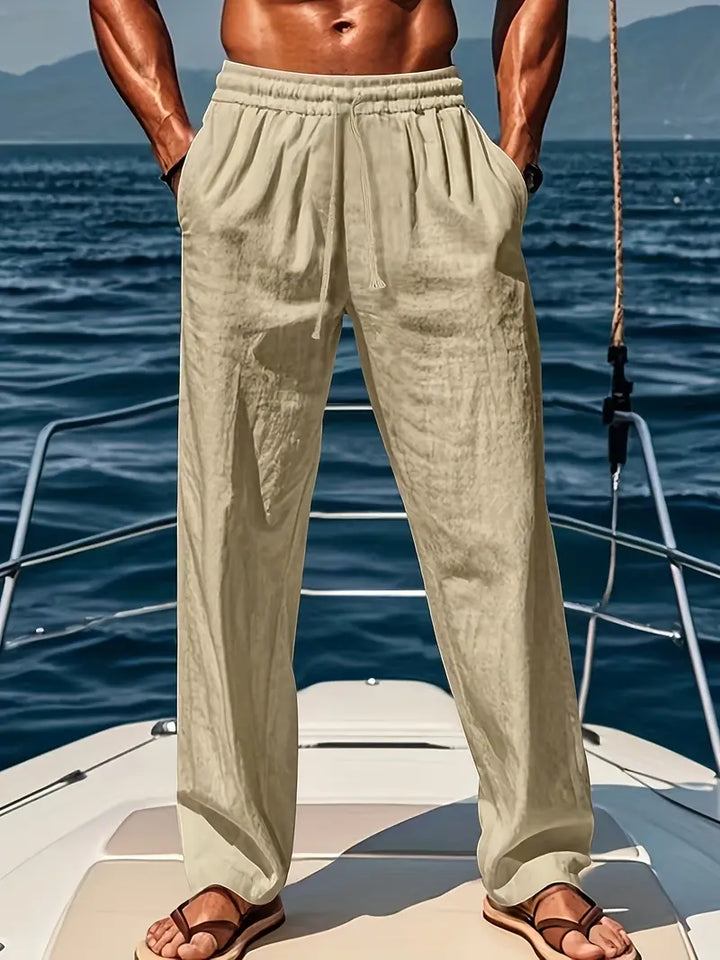 Mune Fashion | Tailored Men's Linen Pants Airy Summer Pants with Classic Style