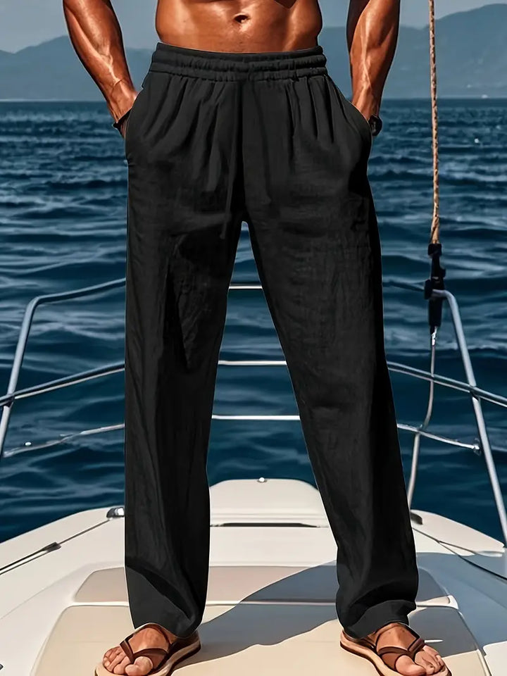 Mune Fashion | Tailored Men's Linen Pants Airy Summer Pants with Classic Style