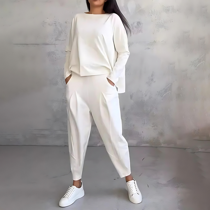 Women’s Casual Loose-Fit Top And Pants