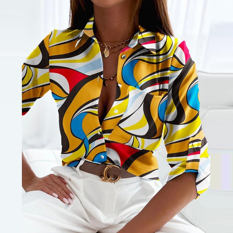 Mune | Blouse with Lapel Collar
