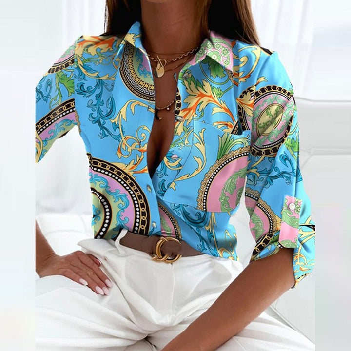 Mune | Blouse with Lapel Collar