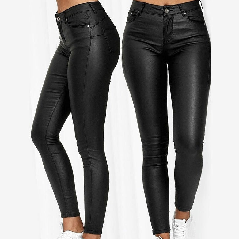 Mune | Long Leather Pants