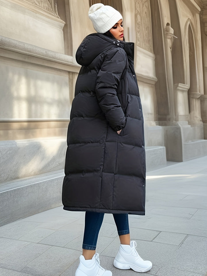 Mune | Women's Long Down Coat with Hood for Autumn/Winter